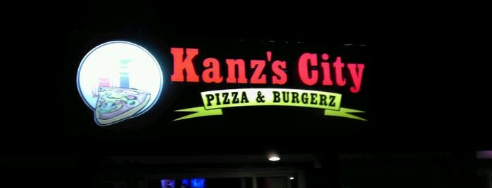 Kanz's City Pizza and Burgerz is one of Locais salvos de Kyle.