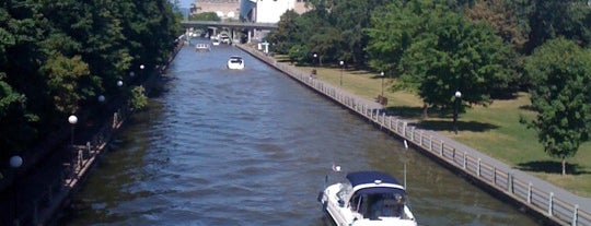 Rideau Canal is one of Canada.