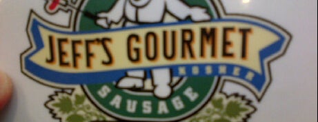 Jeff's Gourmet Sausage Factory is one of Kosher Traveler.