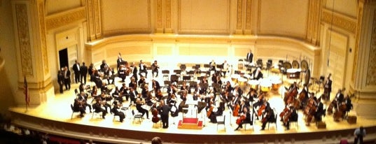 Carnegie Hall is one of NY.