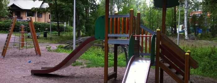 Koivikkopuiston leikkialue is one of Hannele : понравившиеся места.