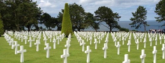 Normandy American Cemetery is one of V Bretani a Normandii s CK Mundo.