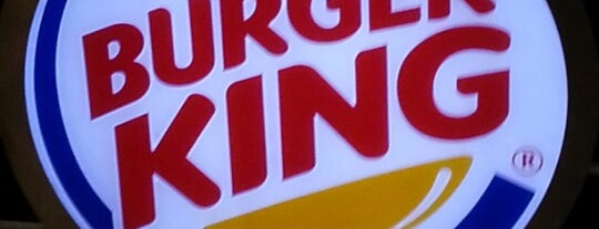 Burger King is one of สถานที่ที่บันทึกไว้ของ Luiz.