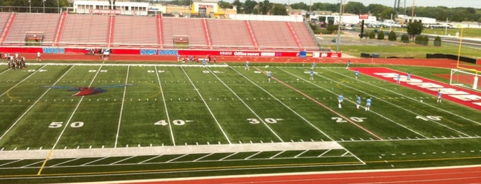 Alumni Stadium is one of NCAA Division I FCS Football Stadiums.