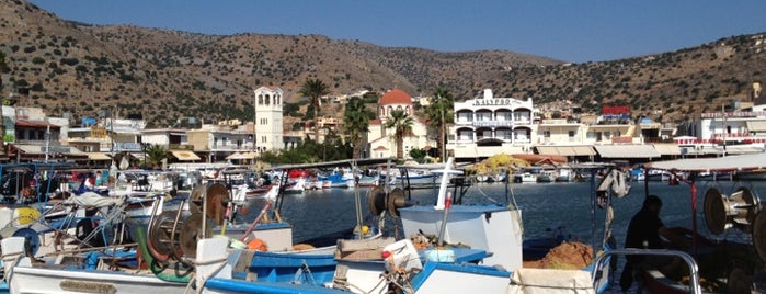 Port of Elounda is one of Crete.