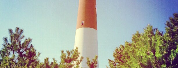 Barnegat Lighthouse is one of NJ beaches.