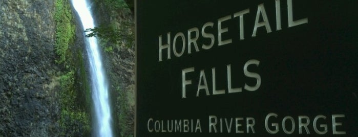 Horsetail Falls is one of Posti che sono piaciuti a Marie.