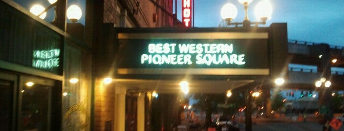 Best Western Plus Pioneer Square Hotel is one of Tempat yang Disukai Kevin.