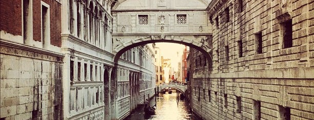 Ponte dei Sospiri is one of Venice.