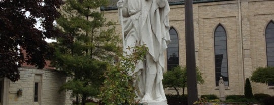 St. Cristopher is one of Fort Wayne Open Air Art.