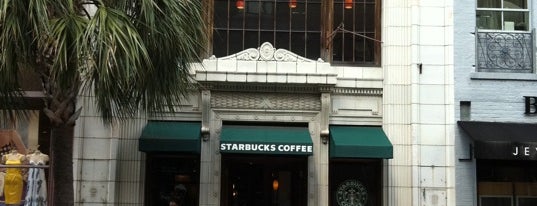 Starbucks is one of Charleston SC.
