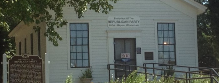 Birthplace Of The Republican Party is one of Wisconsin Must See.