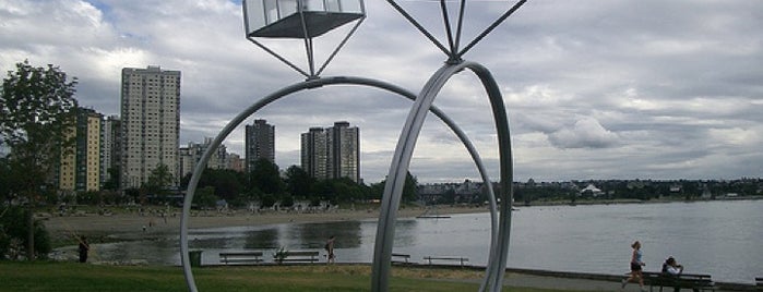 Engagement Sculpture English Bay is one of Vancouver Public Art.