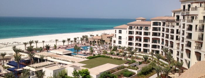The St. Regis Saadiyat Island Resort is one of Abu Dhabi.