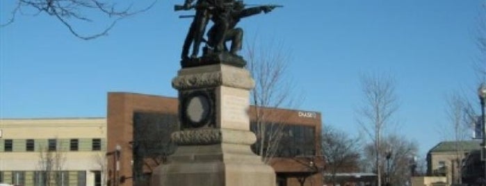 Civil War Monument is one of Oshkosh Historical Markers, City & State.