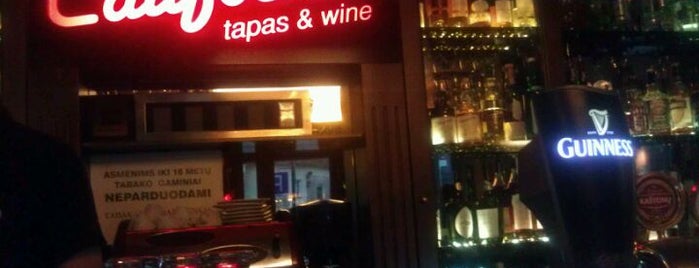 California Tapas & Wine is one of Guide to Vilnius's best spots.