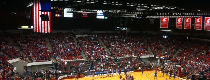 Beasley Coliseum is one of Pac-12 Basketball.