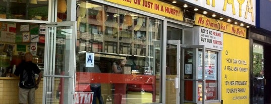 Gray's Papaya is one of NYC with children.