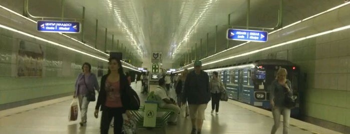Станция метро Западный парк is one of Diana : понравившиеся места.