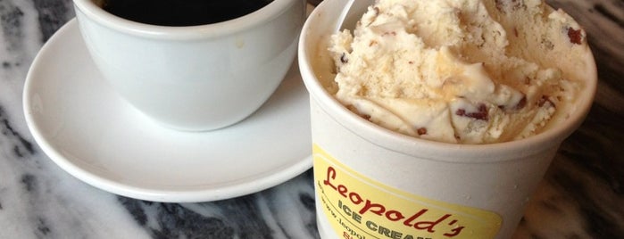 Leopold's Ice Cream is one of สถานที่ที่ Bryan ถูกใจ.