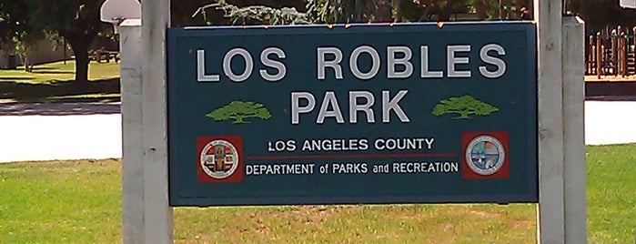 Los Robles Park is one of The Big Bang Theory.