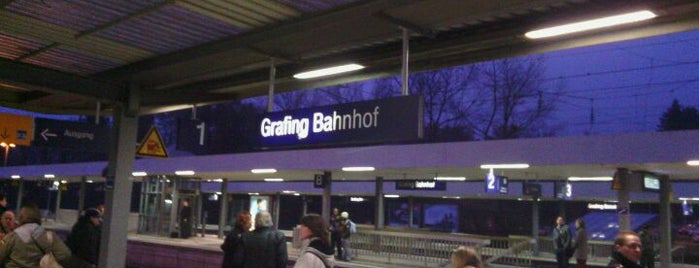 Bahnhof Grafing is one of München S-Bahnlinie 4.