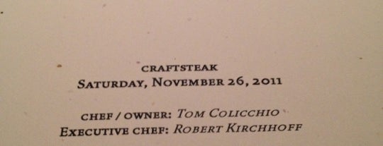 Tom Colicchio's Craftsteak is one of Vegas Times.