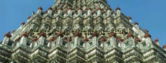 Wat Arun Rajwararam is one of Visit: FindYourWayInBangkok.