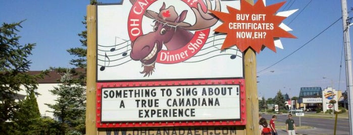 Oh Canada Eh! Dinner show is one of Lieux qui ont plu à Phyllis.