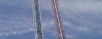 Superman Tower Of Power is one of Six Flags Over Texas Rides.