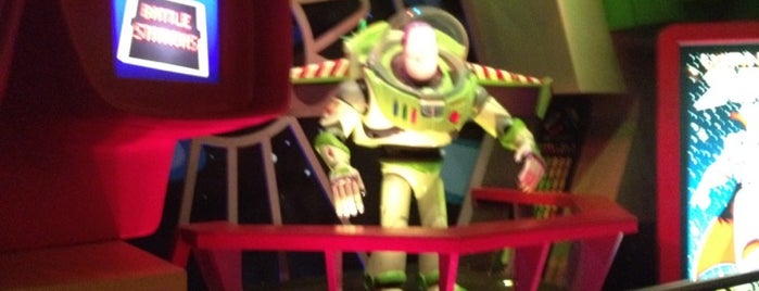 Buzz Lightyear's Space Ranger Spin is one of Walt Disney World.