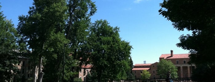 Norlin Quad is one of CU Boulder Buff-A-Hop.