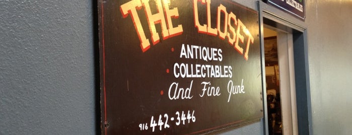 The Closet is one of Old Sacramento Merchants.