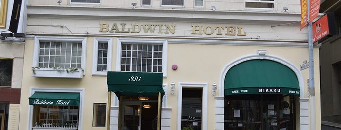 Baldwin Hotel is one of San Fran.