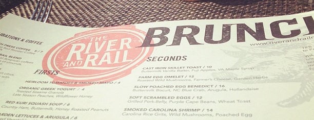 The River and Rail is one of Best Meals in Roanoke.
