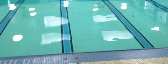 Hewlett high School pool is one of Usual weekday.