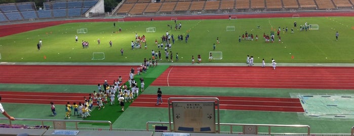 TAKEBISHI Stadium Kyoto is one of Jリーグスタジアム.