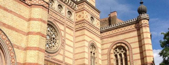 Grande synagogue de Budapest is one of StorefrontSticker #4sqCities: Budapest.