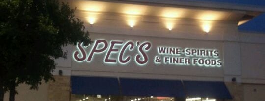 Spec's is one of My wine's spots.