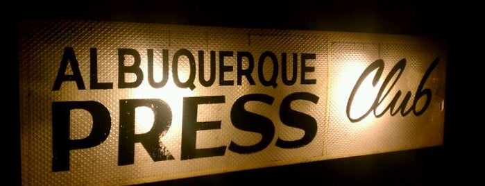 Albuquerque Press Club is one of Press Clubs & Other Reporter Hangouts.