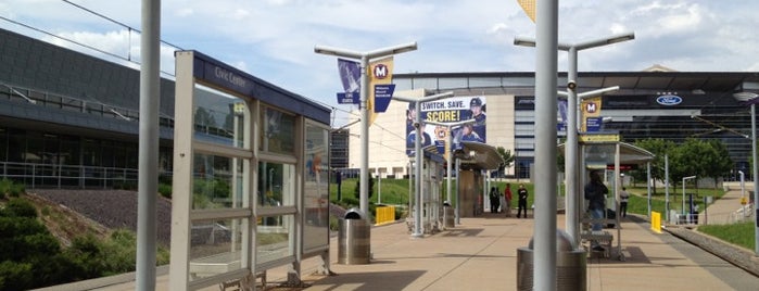 MetroLink - Civic Center Station is one of St. Louis MetroLink Stations.