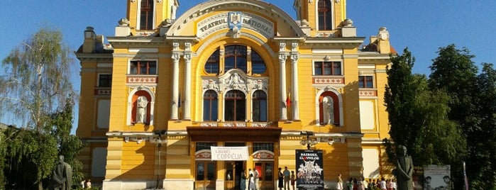 Teatrul Național is one of Cj.
