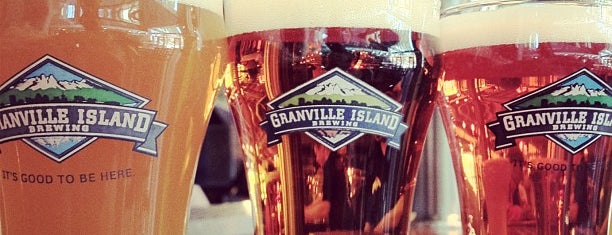 Granville Island Brewing is one of Vancouver.