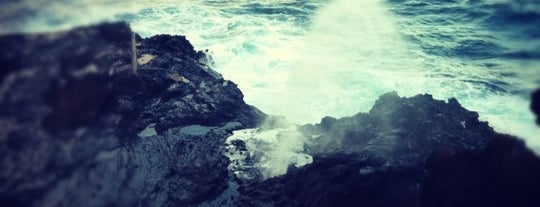 Hālona Blowhole Lookout is one of Places I've been to...........