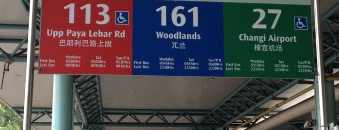 Hougang Central Bus Interchange is one of TPD "The Perfect Day" Bus Routes (#01).
