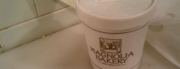 Magnolia Bakery is one of Alejandra's NYC.
