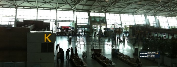 Aéroport international d'Incheon (ICN) is one of Swarming Places in S.Korea.