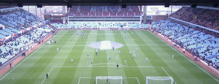 Villa Park is one of Football grounds visited.