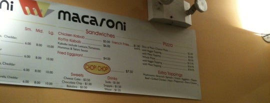 Macaroni Macaroni is one of Food NY 2.