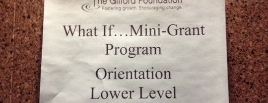 The Gifford Foundation is one of Chris'in Beğendiği Mekanlar.